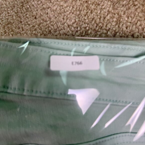 Old Navy Womens Size 6 Rockstar Skinny Mid Rise Green Denim Jeans 28x29 E766 - Picture 13 of 14